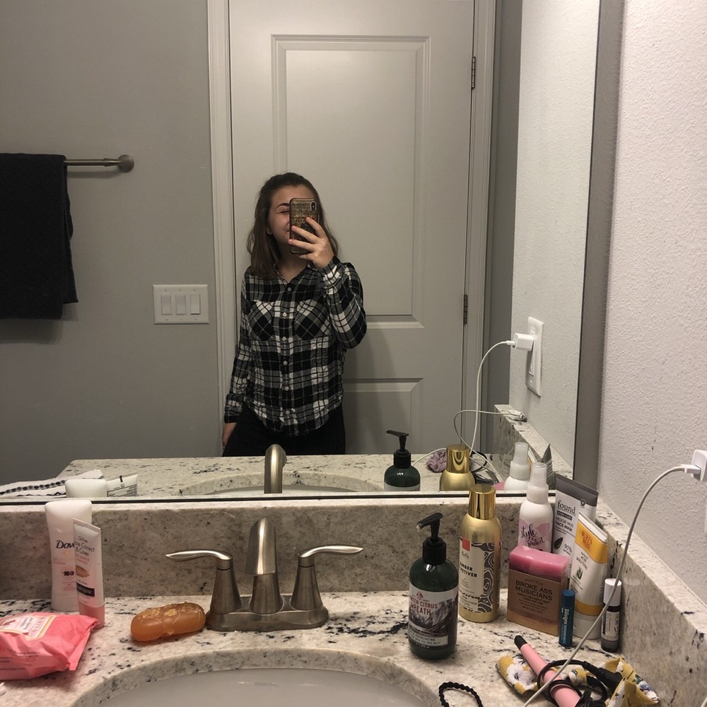 Black and White Forever 21 Flannel